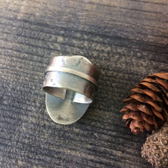 Sterling Silver and Crazy Lace Agate Ring - Picture 4 of 9